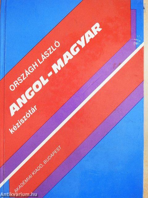 Angol-magyar kéziszótár