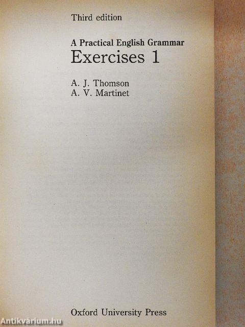 A Practical English Grammar Exercises 1