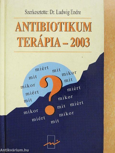 Antibiotikum terápia - 2003