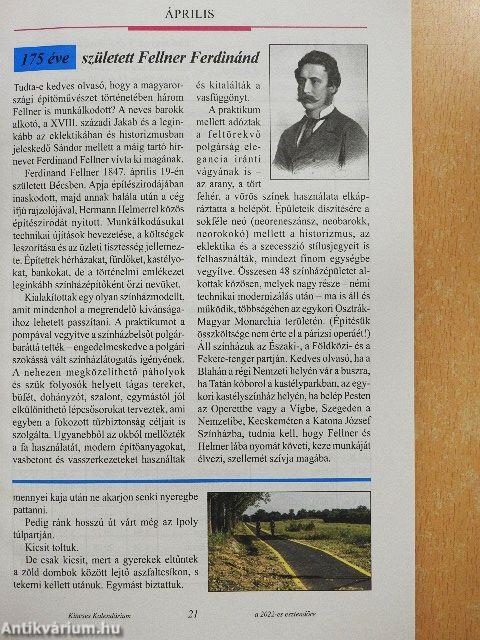 Kincses kalendárium 2022