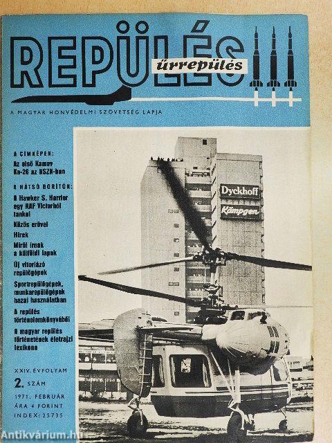 Repülés-űrrepülés 1971. (nem teljes évfolyam)