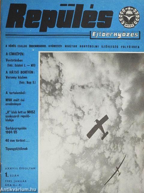 Repülés-ejtőernyőzés 1985. január-december