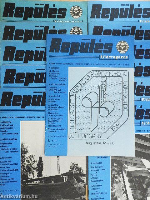 Repülés-ejtőernyőzés 1984. január-december