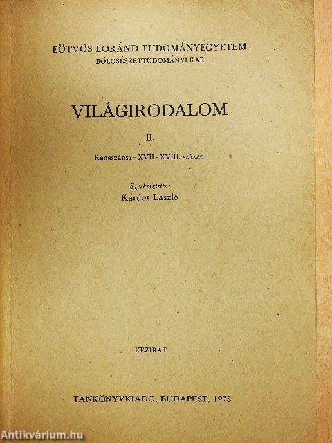 Világirodalom II.