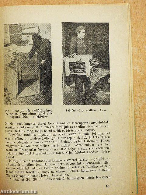 Oltás, szemzés, dugványozás