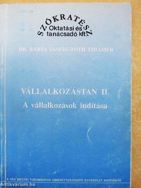 Vállalkozástan II.