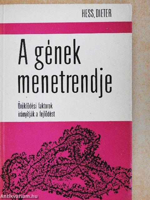 A gének menetrendje