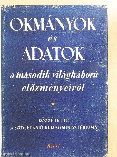 Okmányok és adatok I.
