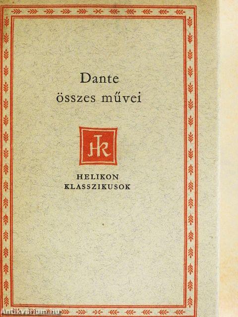 Dante összes művei