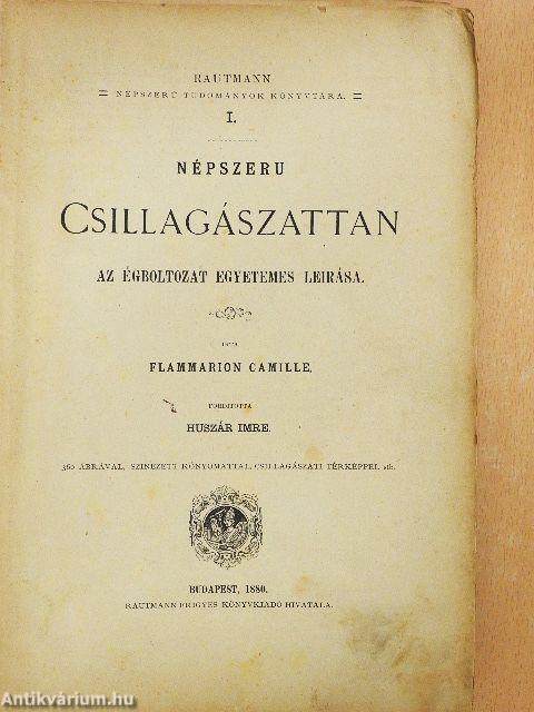 Népszerü csillagászattan I. (töredék) (rossz állapotú)