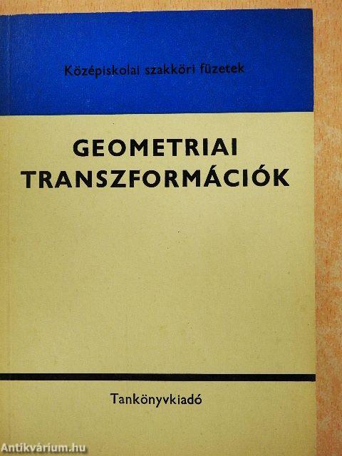 Geometriai transzformációk