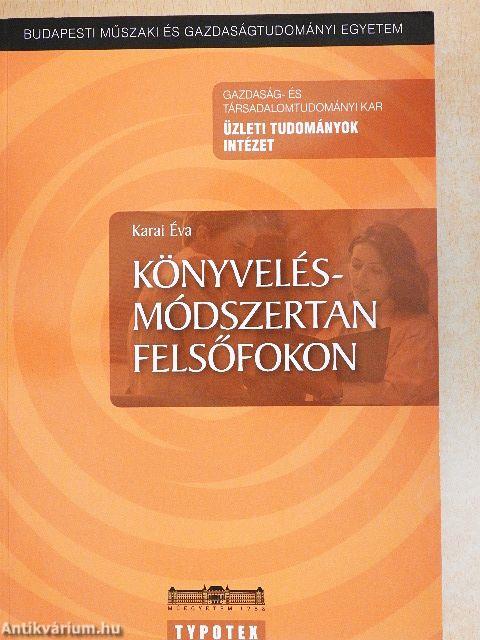 Könyvelésmódszertan felsőfokon