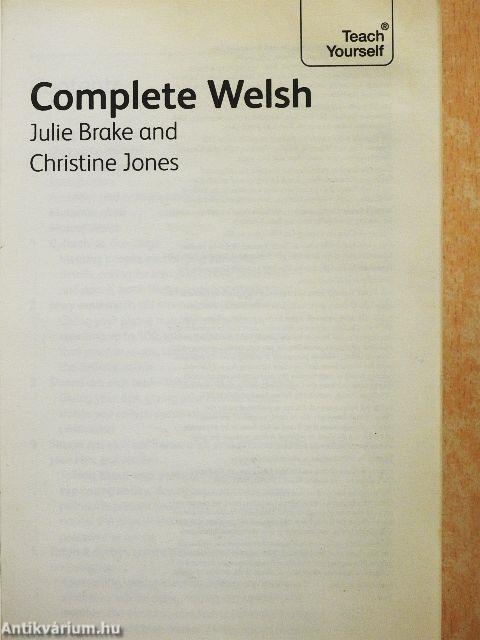 Complete Welsh - 2db CD-vel