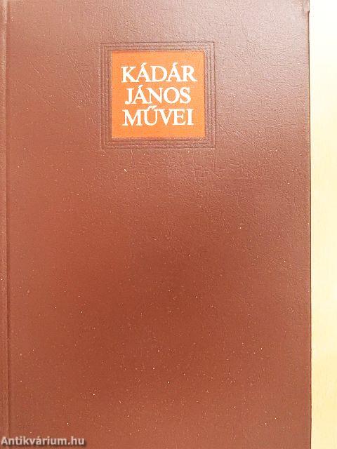 Kádár János művei I.