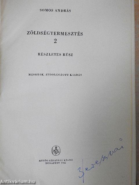 Zöldségtermesztés 2.