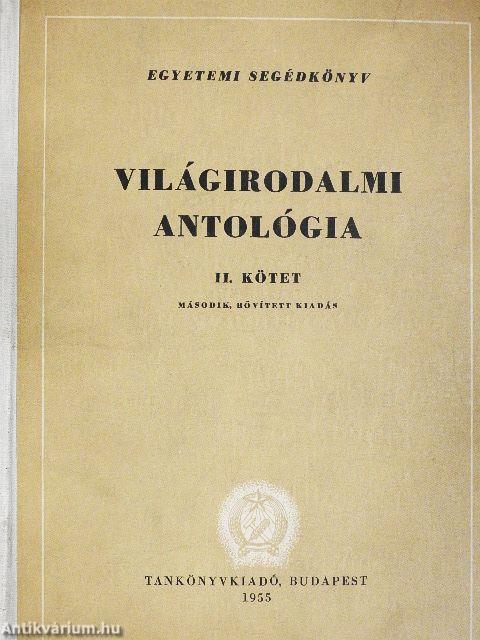 Világirodalmi antológia II.