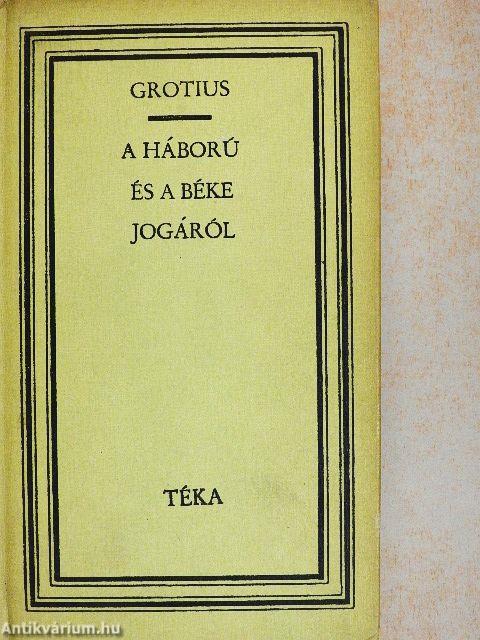 A háború és a béke jogáról