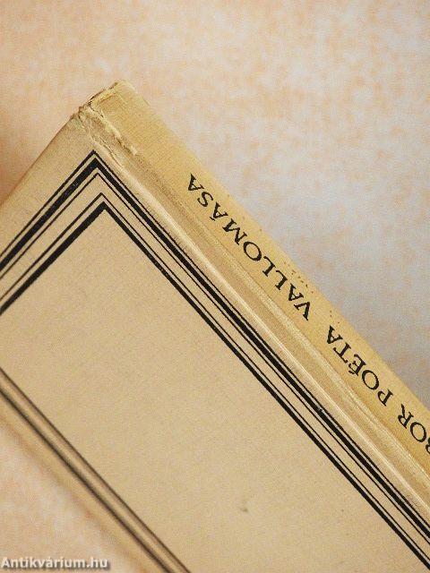 Kóbor poéta vallomása