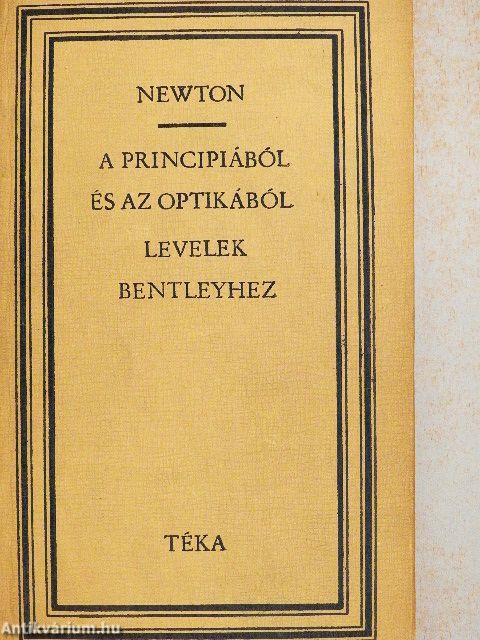 A principiából és az optikából/Levelek Richard Bentleyhez