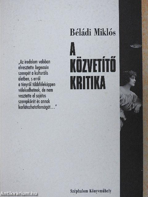 A közvetítő kritika