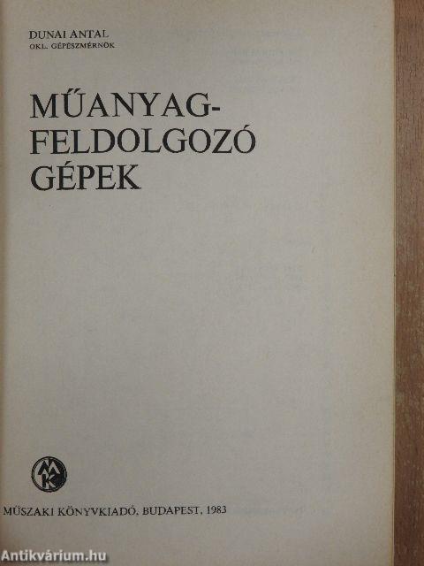 Műanyagfeldolgozó gépek