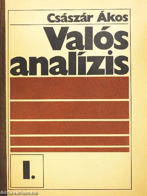 Valós analízis I-II.