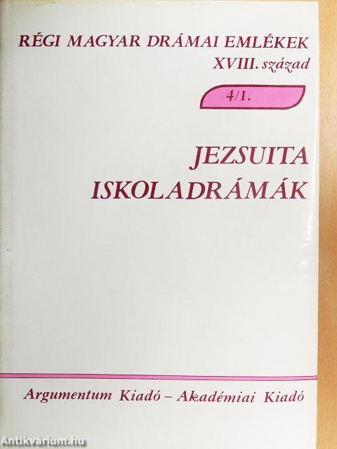 Jezsuita iskoladrámák 4/1-2.