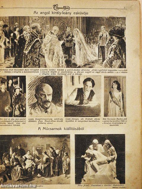 Az Érdekes Ujság 1921-1923. (vegyes számok, 19 db) (rossz állapotú)