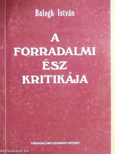 A forradalmi ész kritikája