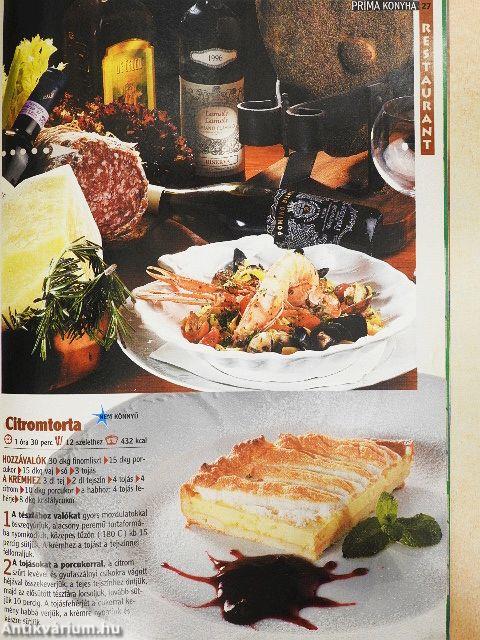 Príma Konyha Magazin 2001-2002., 2004., 2009. (vegyes számok)(10db)