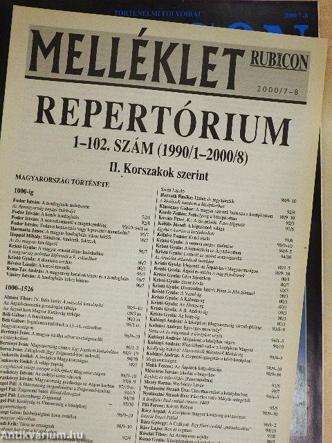 Rubicon 2000. január-december