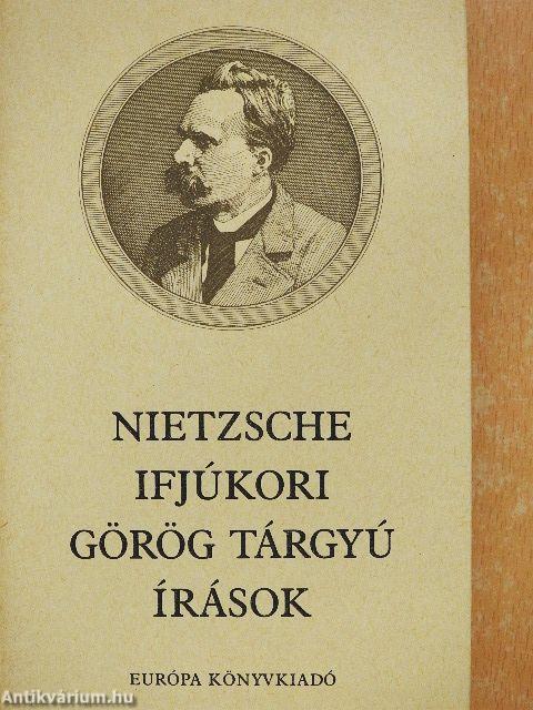 Ifjúkori görög tárgyú írások