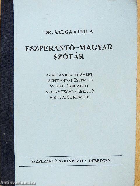 Eszperantó-magyar szótár