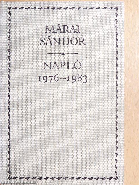 Napló 1976-1983