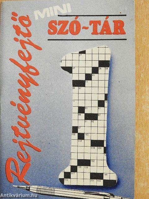 Rejtvényfejtő mini szó-tár 1-15. (nem teljes sorozat)