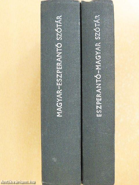 Eszperantó-magyar szótár/Magyar-eszperantó szótár