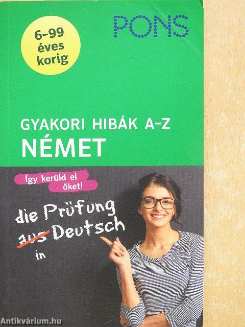 Gyakori hibák a-z német