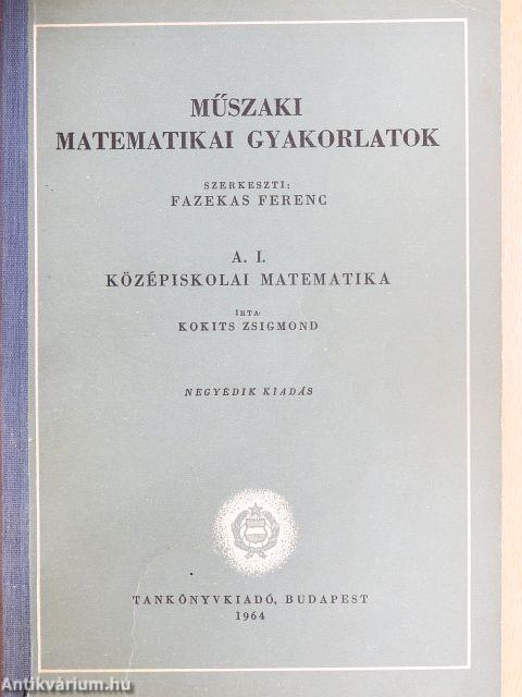 Műszaki matematikai gyakorlatok A. I.