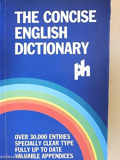 The Concise English Dictionary