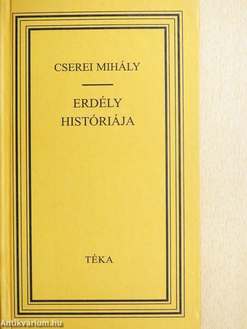 Erdély históriája