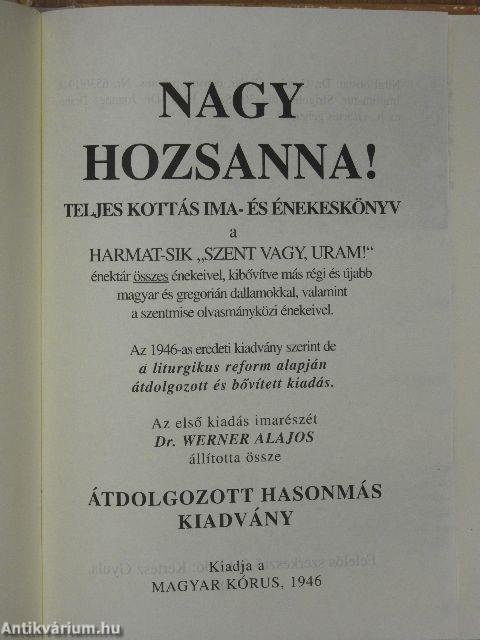 Nagy hozsanna!
