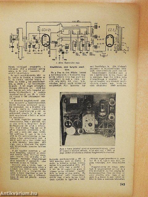 Rádió és filmtechnika 1950. november