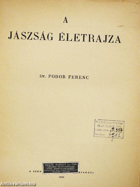 A Jászság életrajza (rossz állapotú)