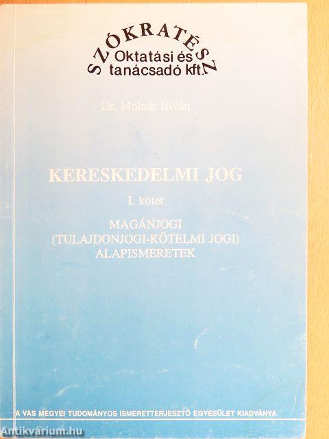 Kereskedelmi jog I-II.