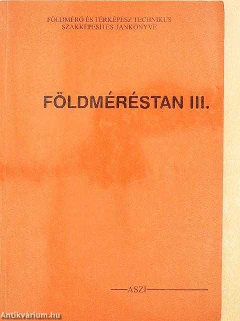 Földméréstan III.