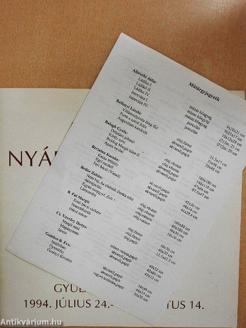 A gyulai nyári művésztelep 25 éves