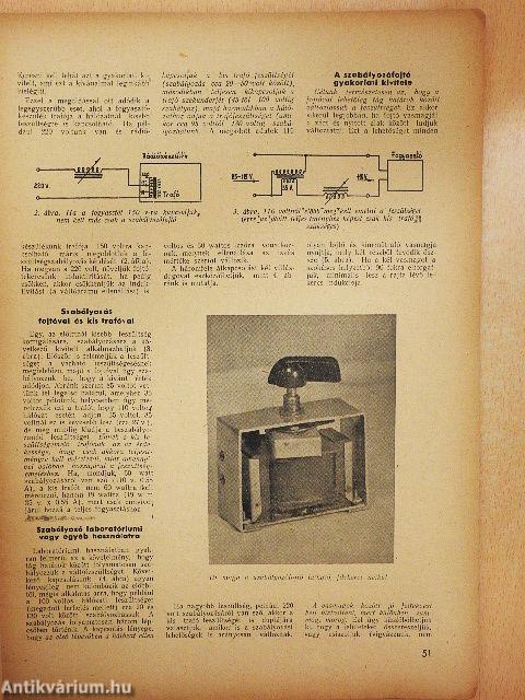 Rádió és filmtechnika 1951. március