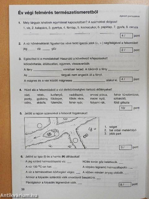 Felmérő feladatlapok a 3. osztályos tankönyvcsomaghoz