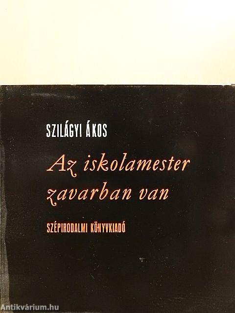 Az iskolamester zavarban van