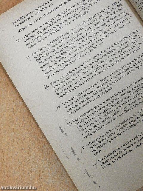 Genetika gyakorlatok